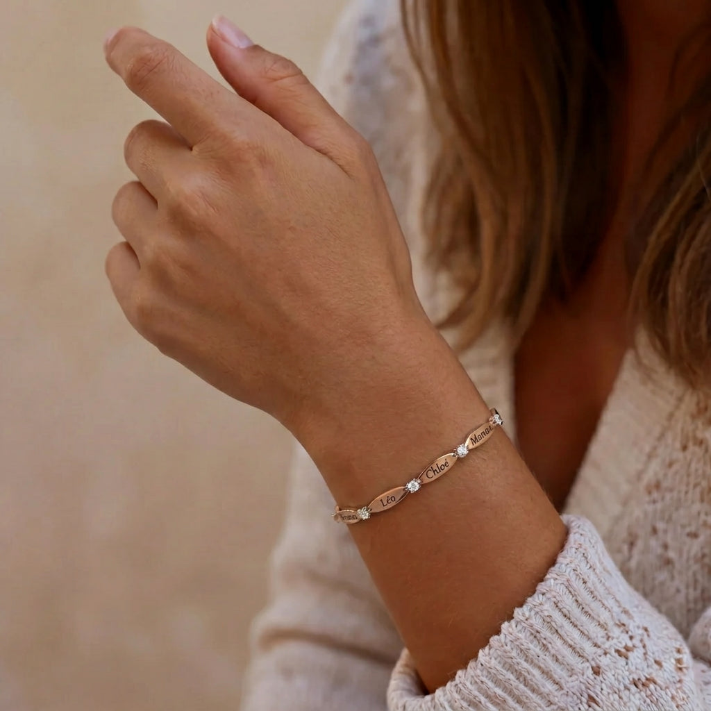 Bracelet personnalisé avec gravure